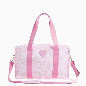 STATE x LoveShackFancy Wellington Weekender in Pink Vanilla NIB